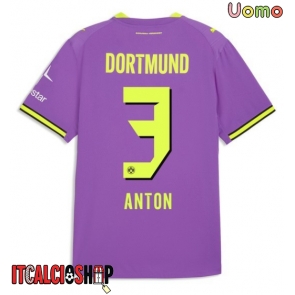 Borussia Dortmund Waldemar Anton #3 Terza Maglia 2026-27 Manica Corta